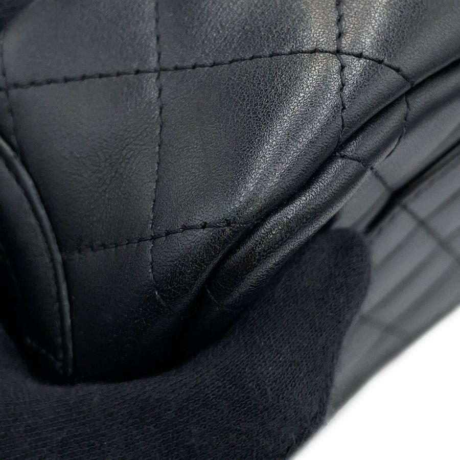 シャネル ショルダーバッグ カンボンライン ココマーク マトラッセ ラムスキン A28120 CHANEL ワンショルダー 黒 【安心保証】_7