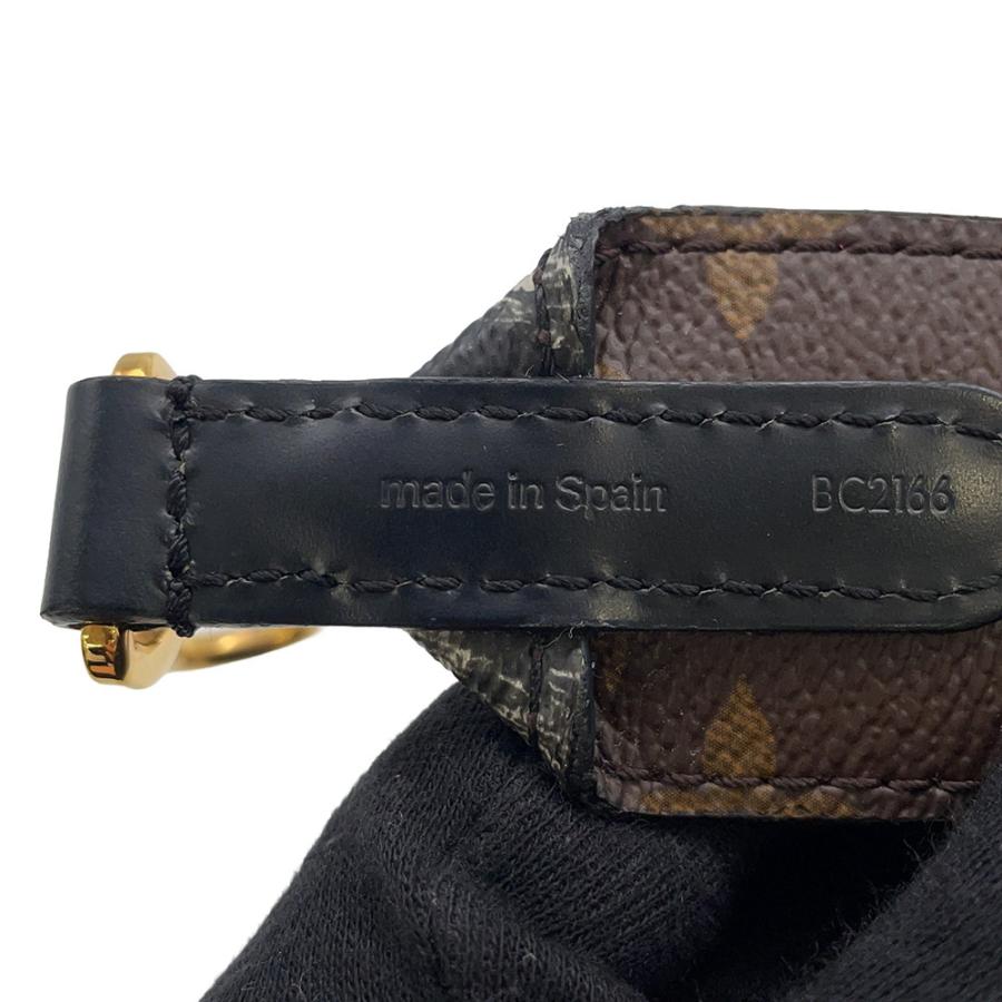 希少美品 ルイヴィトン ショルダーストラップ パイソン モノグラム リバーシブル ルイヴィトン ショルダーストラップ モノグラム レオパード