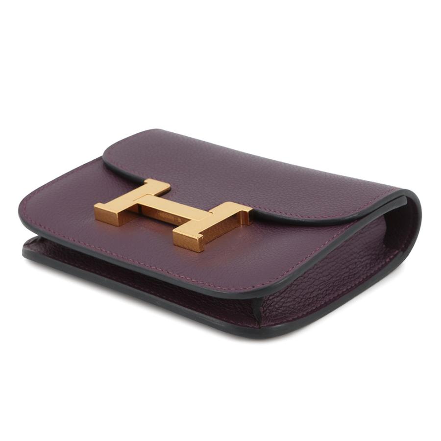 エルメス 財布 コンスタンス スリム カシス/ブルーロイヤル/ゴールド