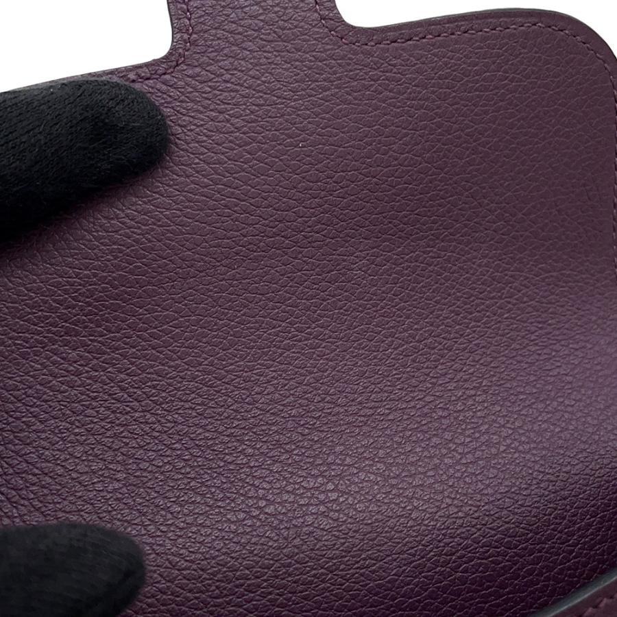 エルメス 財布 コンスタンス スリム カシス/ブルーロイヤル/ゴールド金具 エバーカラー U刻印 財布 【安心保証】の画像