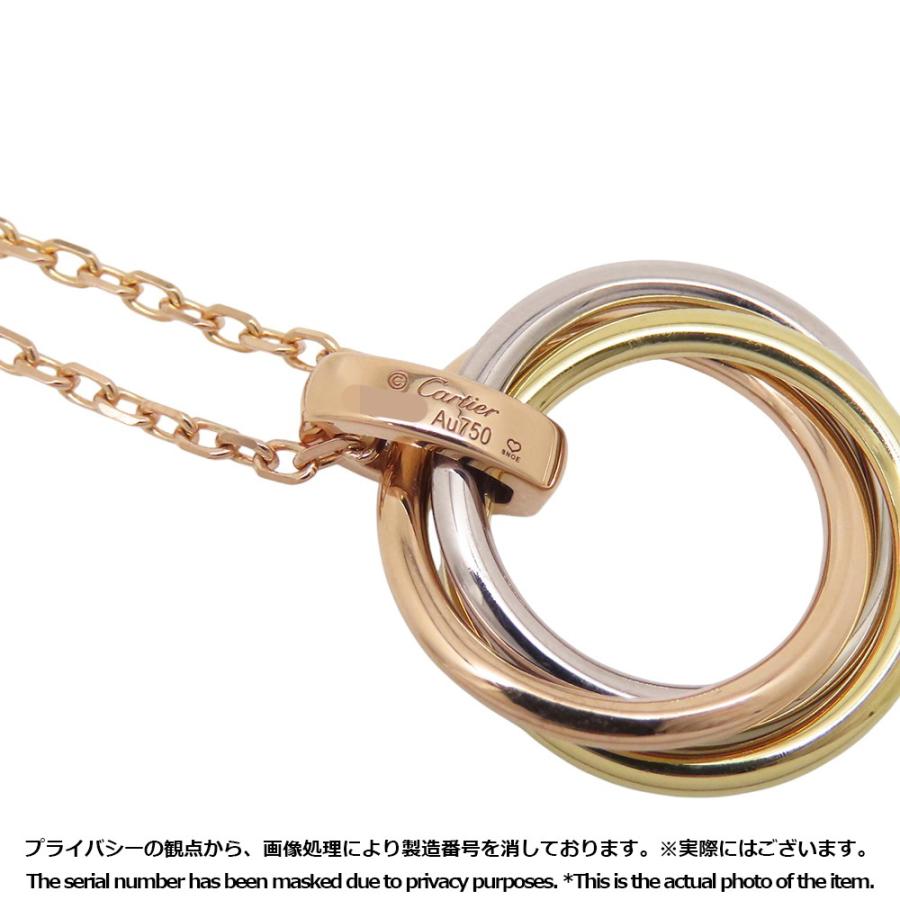 カルティエ ネックレス トリニティ ダイヤモンド 5P K18PG/K18YG/K18WG