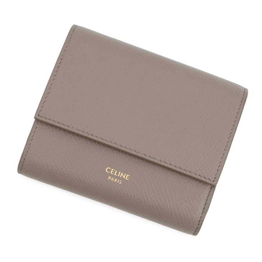 セリーヌ 三つ折り財布 スモール トリフォールドウォレット レザー