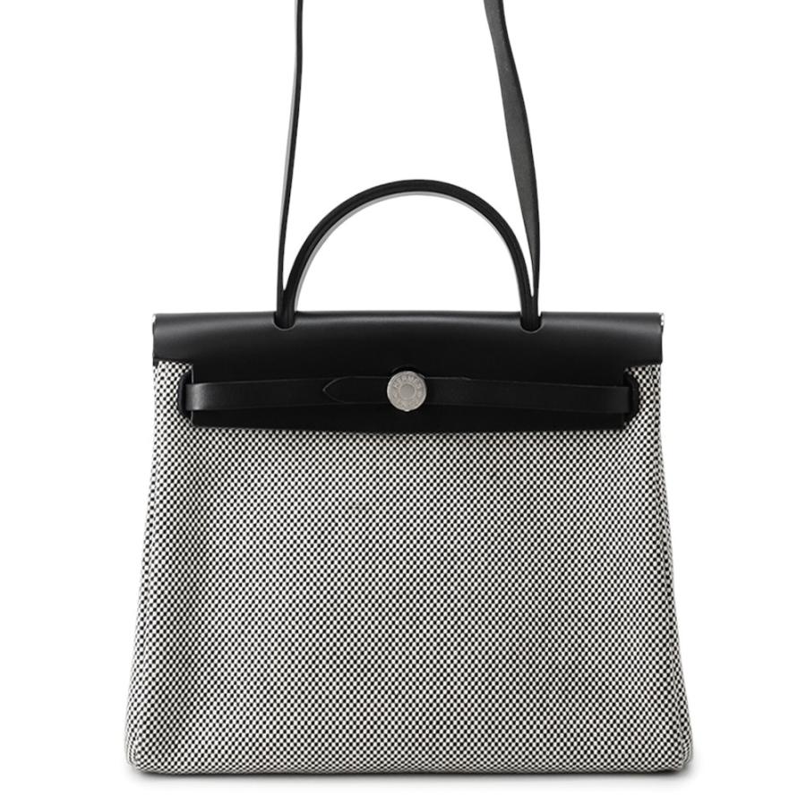 エルメス エールバッグジップPM ルトゥルネ ブラック/エクリュ