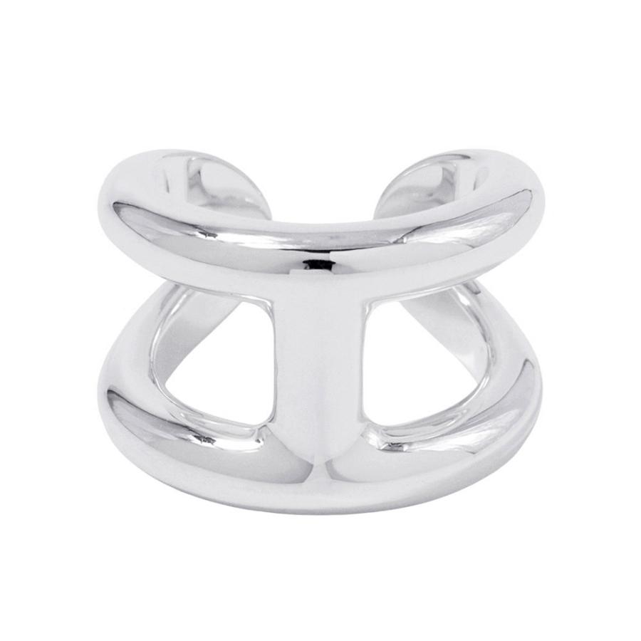 エルメス HERMES リング・指輪 オスモズ シルバー エルメス リング オスモズGM Osmose SV925シルバー リングサイズ56