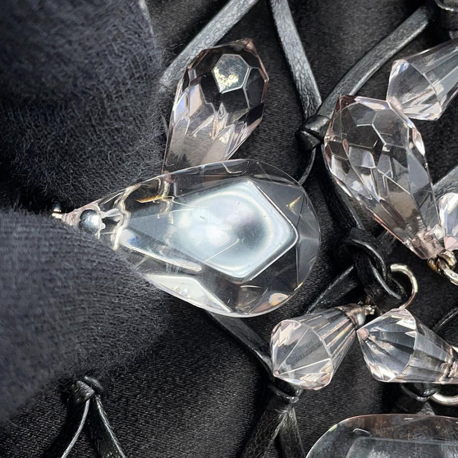 プラダ チェーンショルダーバッグ ビジュー 巾着バッグ サテン PRADA