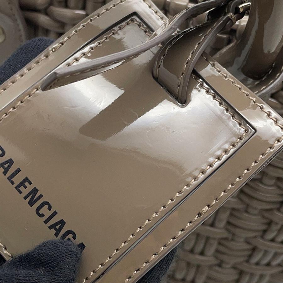 バレンシアガ ハンドバッグ ビストロXS パテントレザー 671342 BALENCIAGA 2way ショルダーバッグ 【安心保証】_12