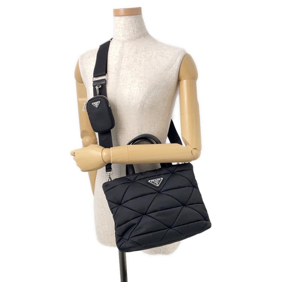 プラダ ハンドバッグ スモール パデッド Re-Nylon ナイロン/レザー