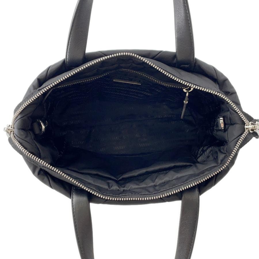 プラダ ハンドバッグ スモール パデッド Re-Nylon ナイロン/レザー