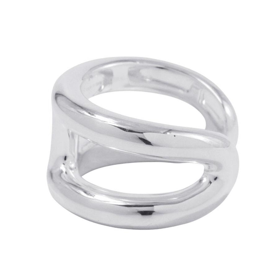 エルメス リング オスモズPM Osmose SV925シルバー リングサイズ52