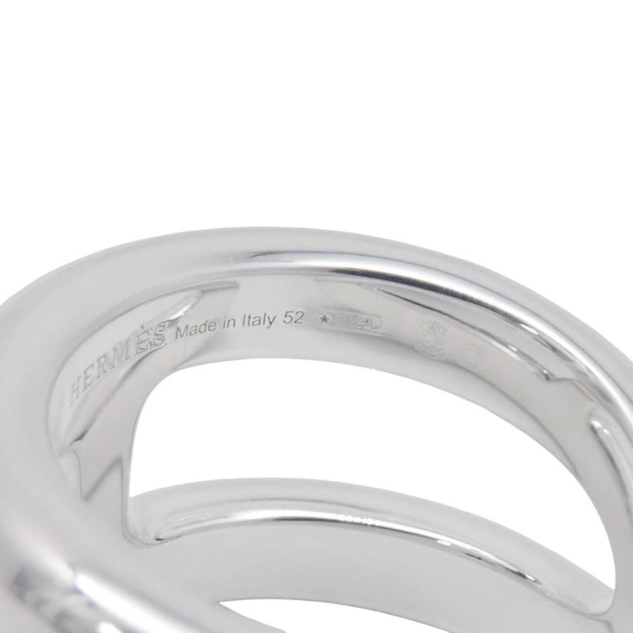 エルメス リング オスモズPM Osmose SV925シルバー リングサイズ52