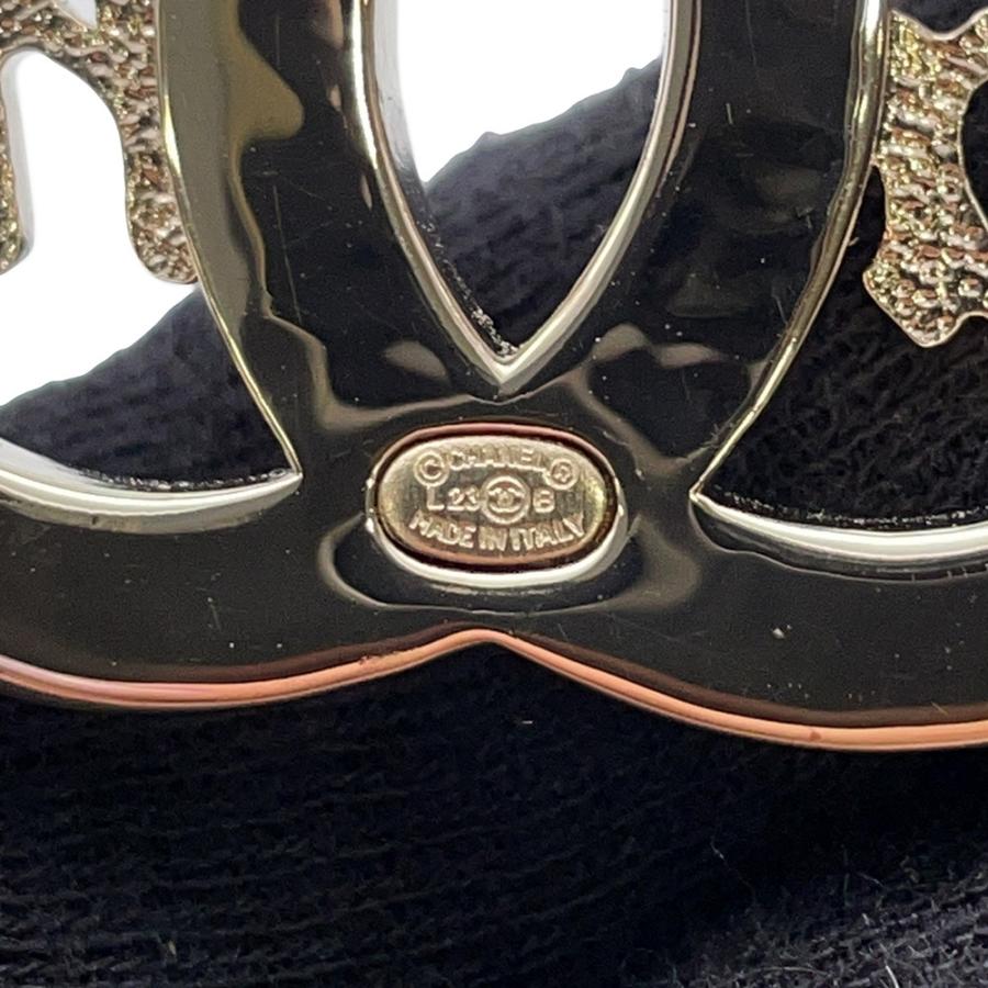 シャネル ブローチ ココマーク ロゴ ラインストーン フェイクパール