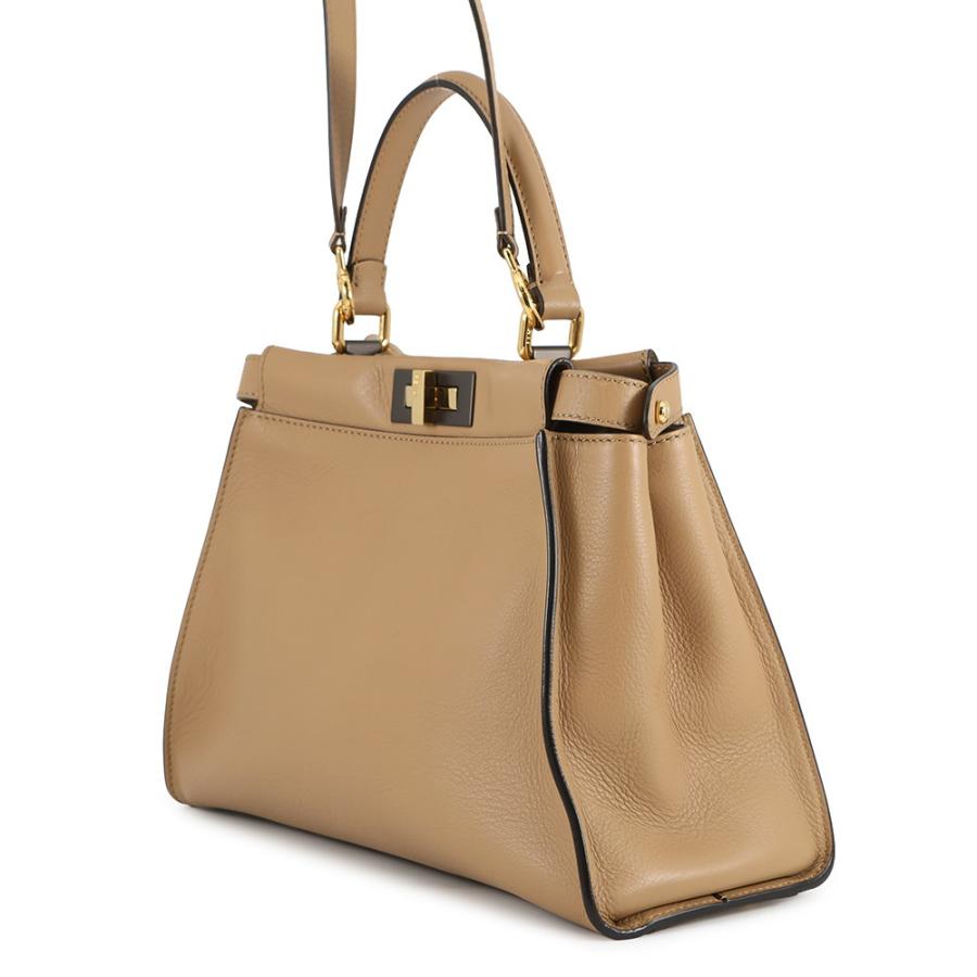 フェンディ ハンドバッグ ピーカブー レギュラー レザー 8BN290 FENDI 2way ショルダー 【安心保証】_1