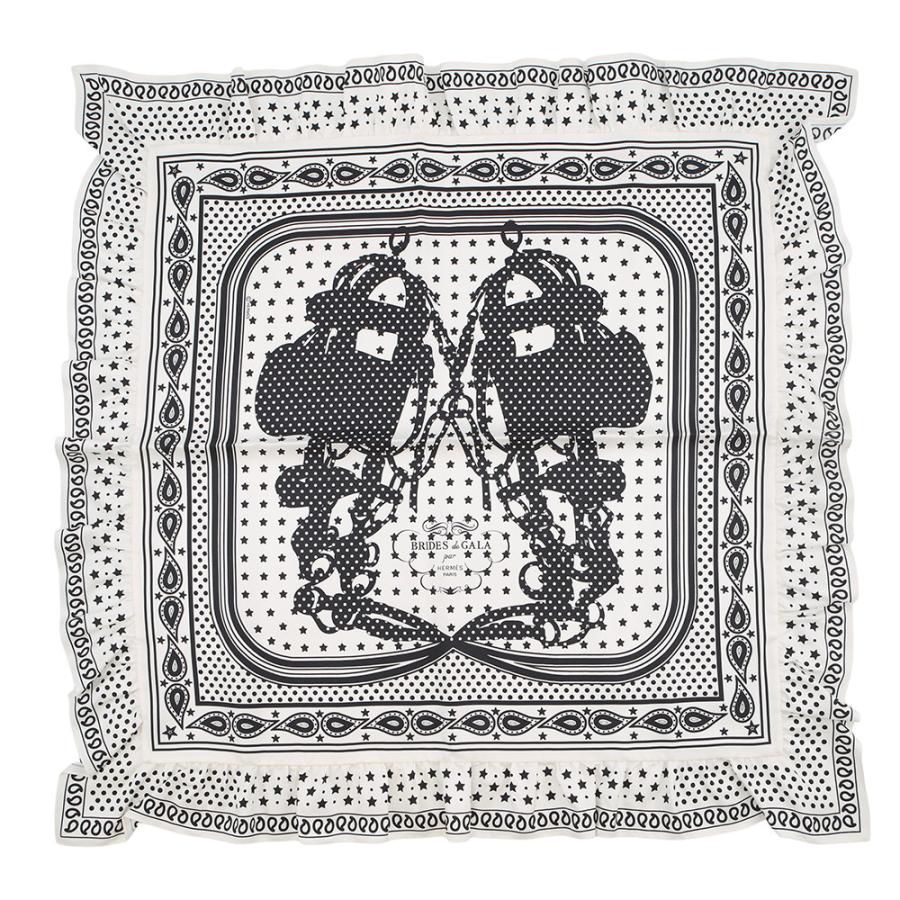 新品　エルメス　カレ70　ブリッドドゥガラバンダナ　フリルカレスカーフ　シルク 楽天市場】HERMES エルメス カレ70 フリル ブリッド ドゥ ガラ