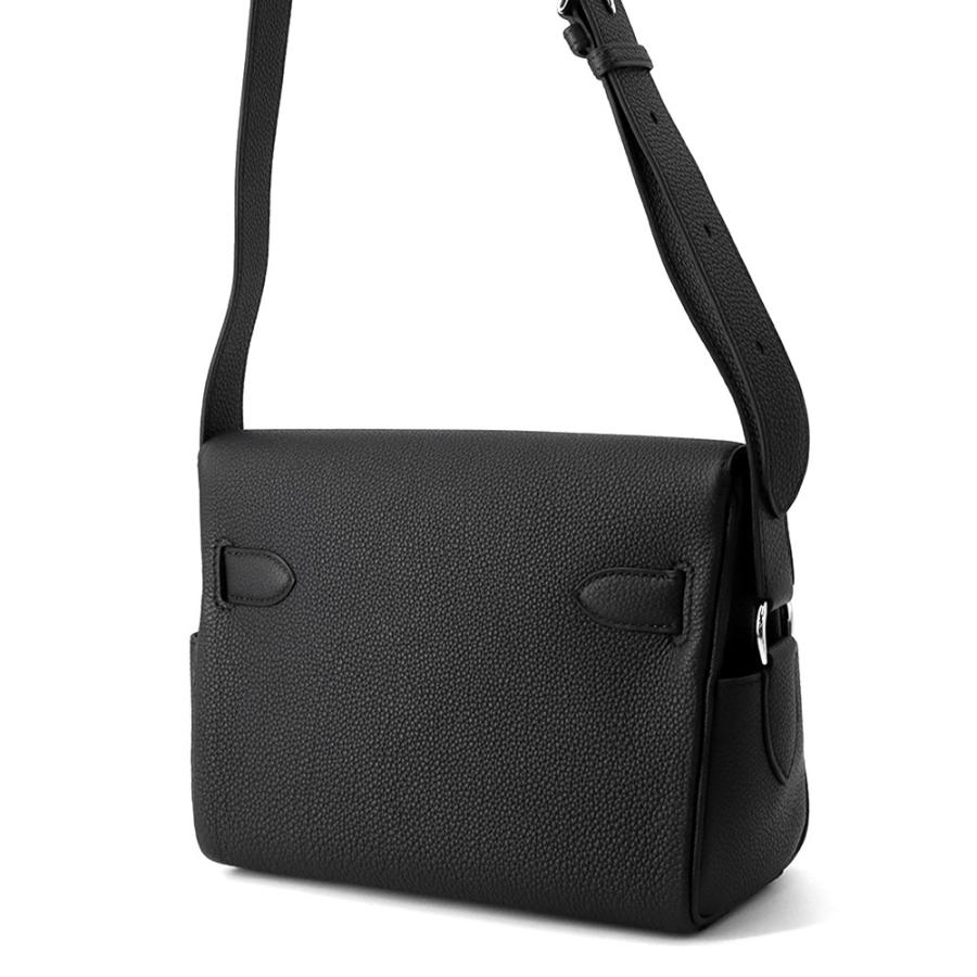 エルメス HERMES ケリーメッセンジャーPM ショルダーバッグ バッグ トゴ トゴ レディース ブラック系 【中古】 エルメス ケリーメッセンジャーPM ブラック/シルバー金具 トゴ K刻印