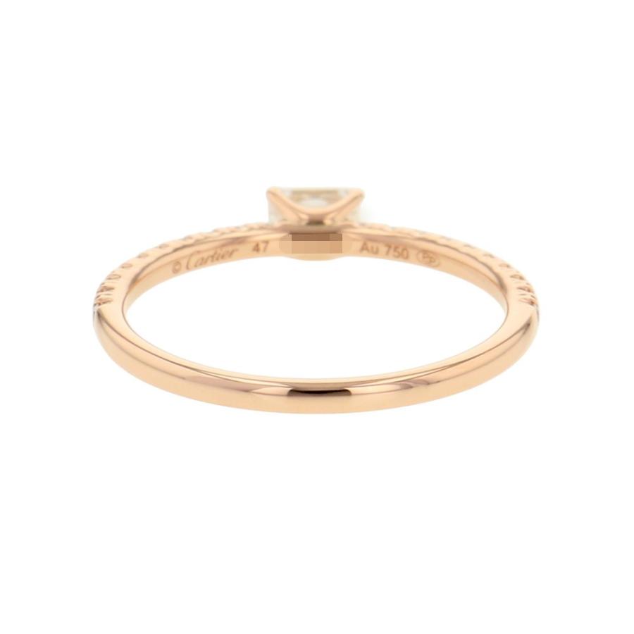 断捨離中　カルティエ　リング カルティエ リング エタンセル ドゥ ダイヤモンド 中石0.16ct/22P 計