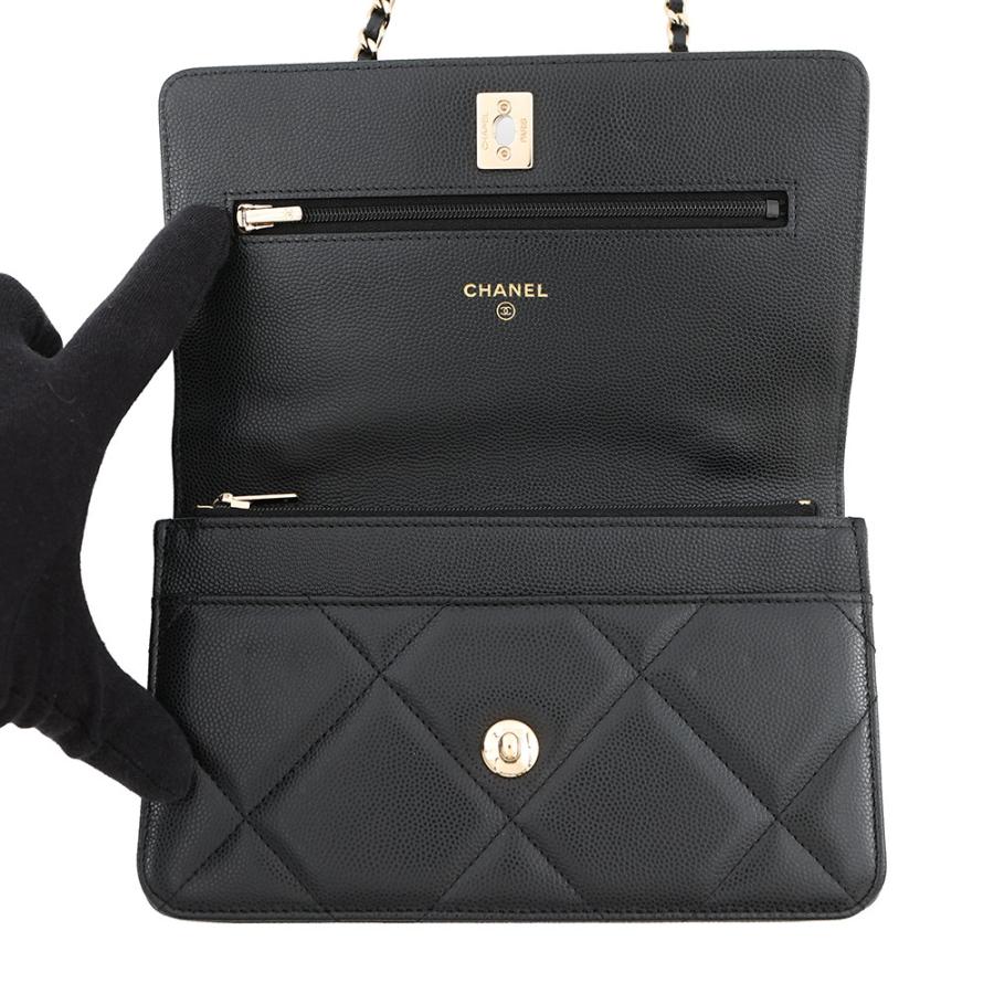 シャネル チェーンウォレット マトラッセ ココマーク AP4931 CHANEL
