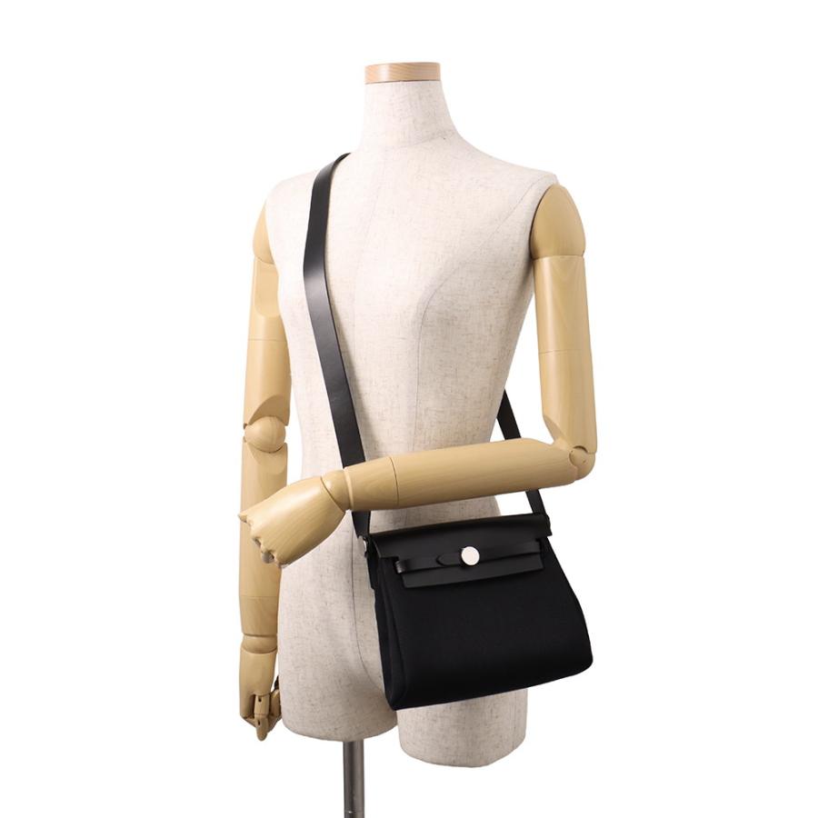 エルメス ショルダーバッグ エールバッグジップ ミニ ブラック