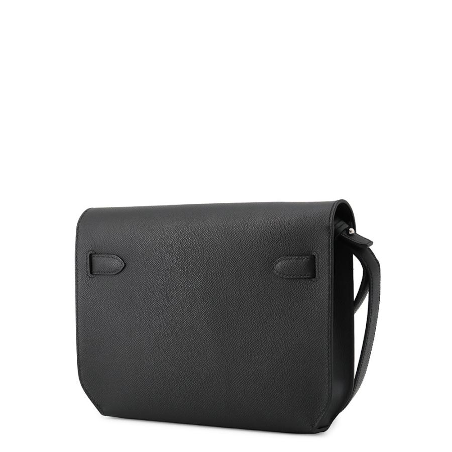 エルメス クラッチバッグ ケリーデペッシュ25 ブラック/シルバー金具