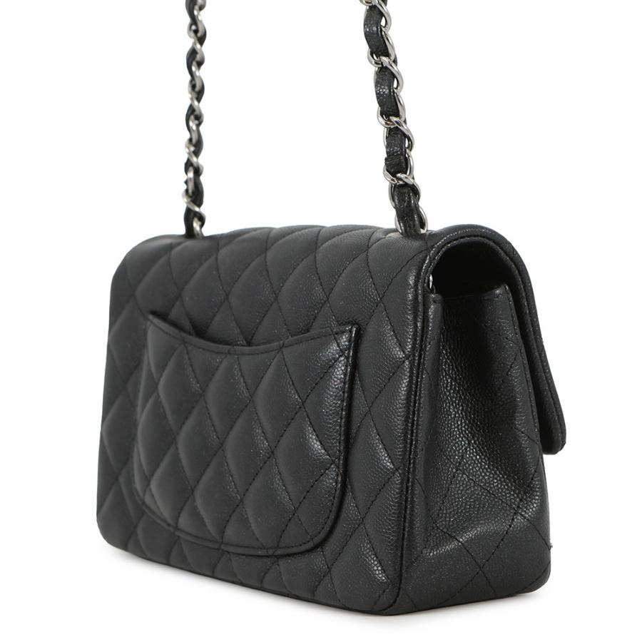【美品】CHANEL（シャネル）キャビアスキン ココマーク ミニマトラッセ 黒 CHANEL（シャネル） ショルダーバッグ マイクロミニ ココハンドル