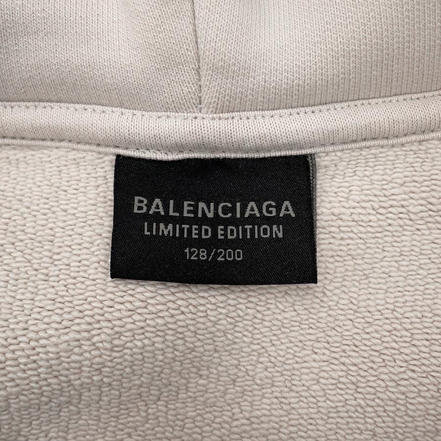 バレンシアガ パーカー BFRND スモール ジップアップ フーディー コットン レディースサイズL 788243 BALENCIAGA トップス バレンシアガ パーカー BFRND スモール ジップアップ フーディー