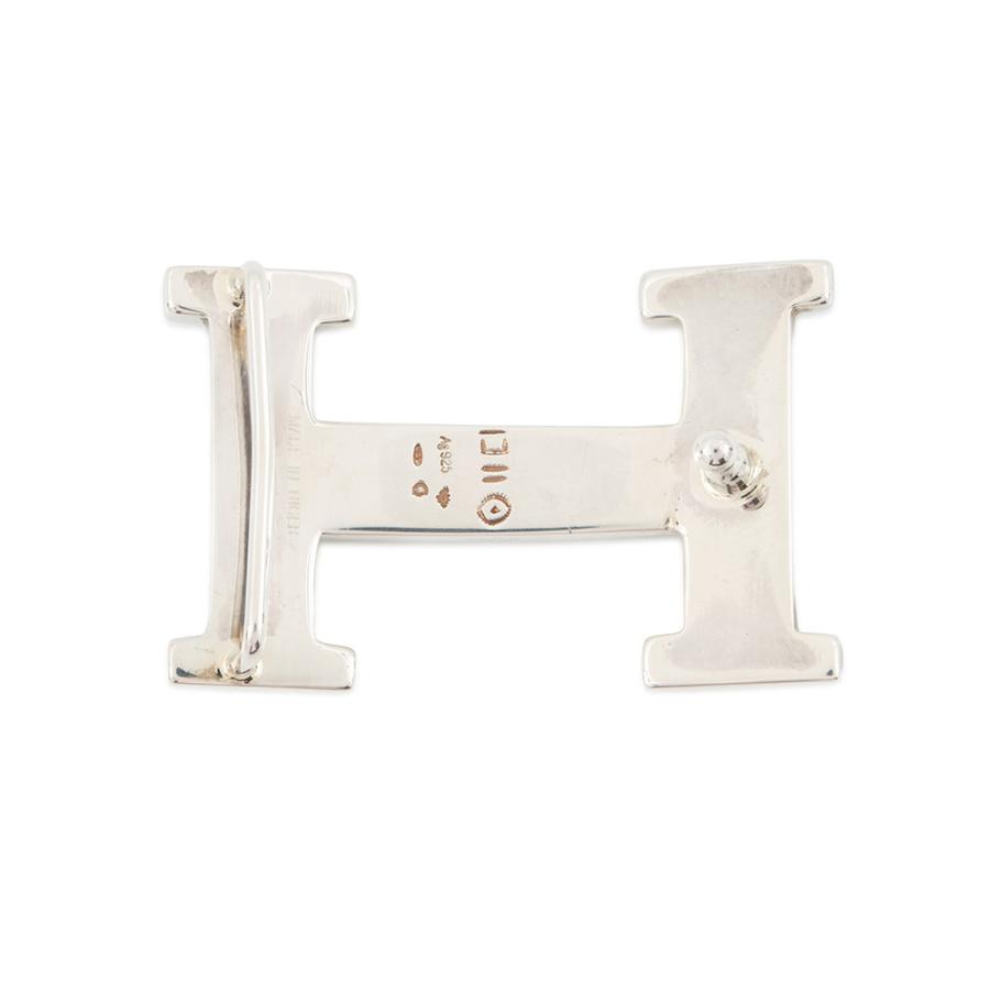 エルメス バックル トゥアレグ Hバックル シルバー925 SV925 HERMES