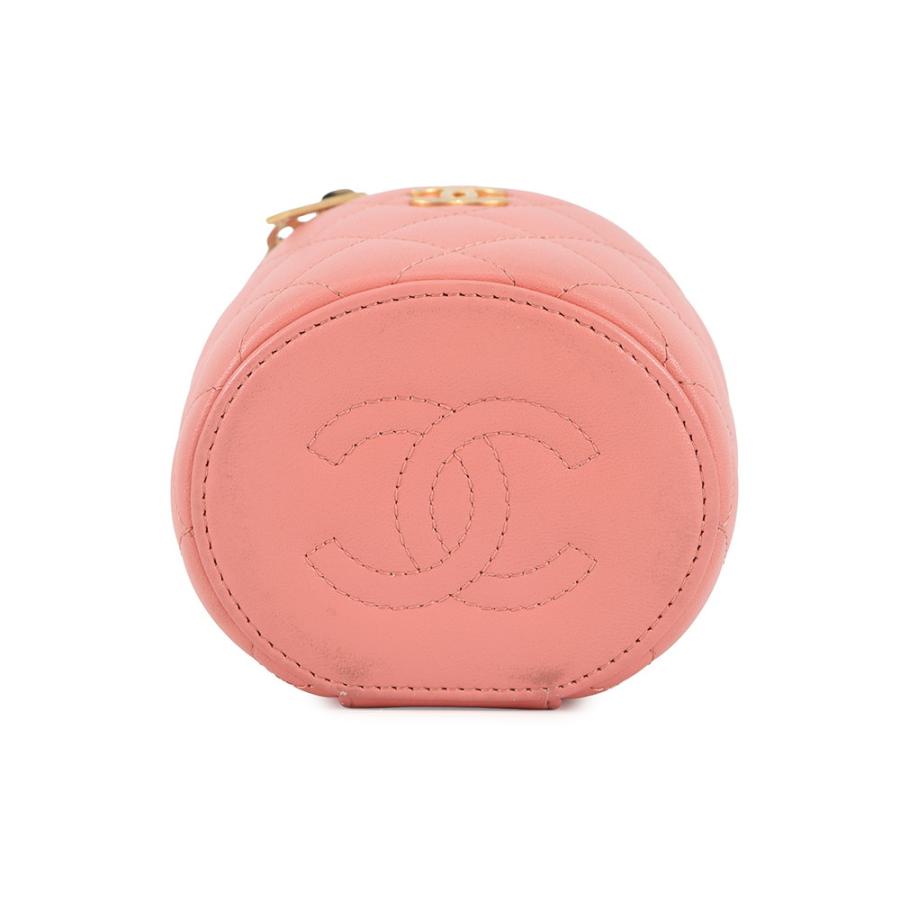 シャネル チェーンショルダーバッグ ココマーク マトラッセ トップハンドル バニティ CHANEL 【安心保証】_2