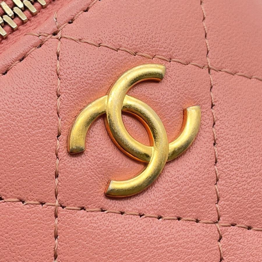 シャネル チェーンショルダーバッグ ココマーク マトラッセ トップハンドル バニティ CHANEL 【安心保証】_6