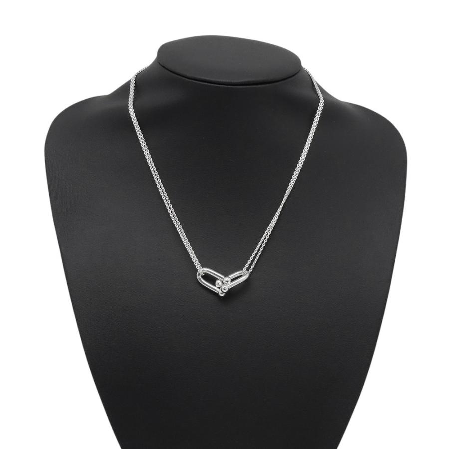 Tiffany & Co. シルバー ネックレス ティファニー ネックレス ハードウェア ダブルリンク ペンダント