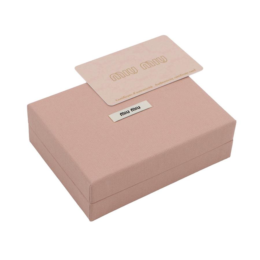 【新品未使用】MIU MIU ドットピンク キーケース ミュウミュウ キーケース ドット柄 カーフレザー 5PG222 MIUMIIU