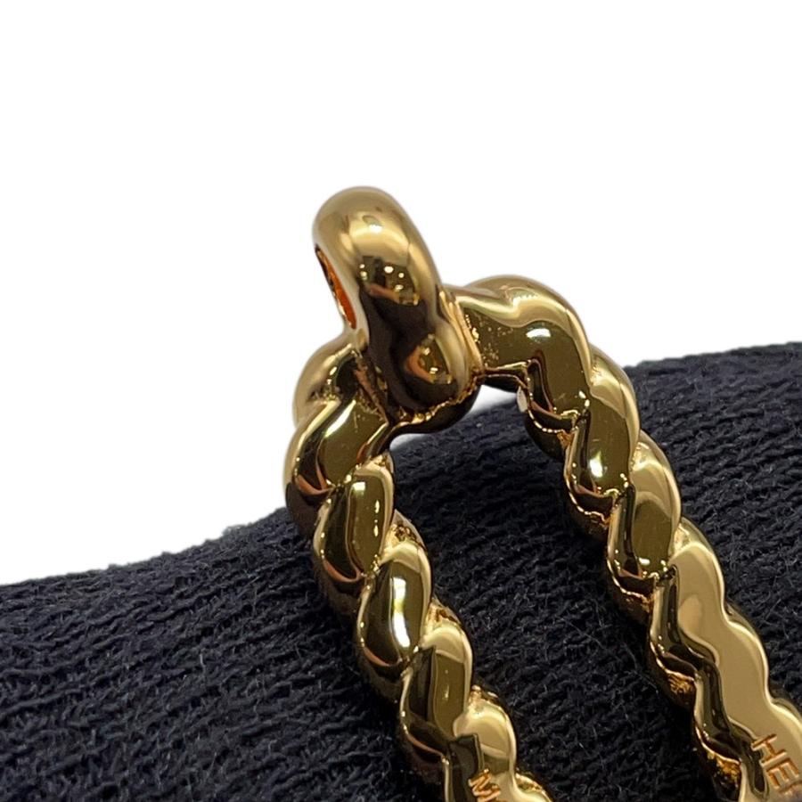 エルメス ブレスレット ルリ・ゴドロンヌ ブラック/ゴールド金具
