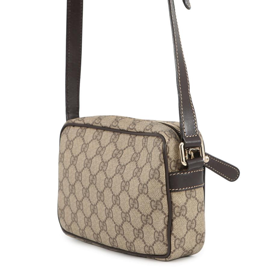 【美品】グッチGUCCI ショルダーバッグ サコッシュ GGスプリーム　レザー グッチ ショルダーバッグ GGスプリーム レザー 201447 GUCCI 【安心