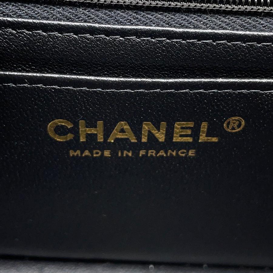 シャネル チェーンショルダーバッグ ミニ マトラッセ 20 ココマーク ラムスキン A69900 CHANEL 黒 【安心保証】の画像