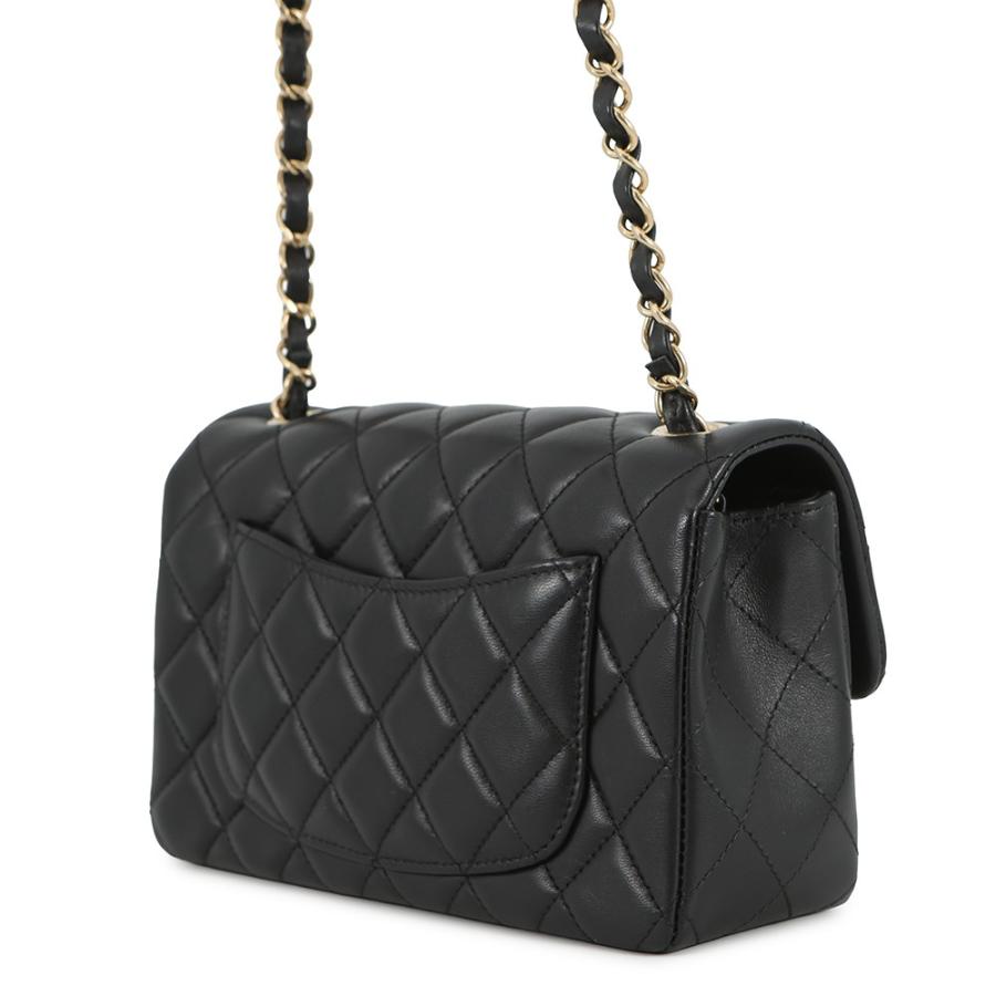 シャネル チェーンショルダーバッグ ミニ マトラッセ 20 ココマーク ラムスキン A69900 CHANEL 黒 【安心保証】の画像