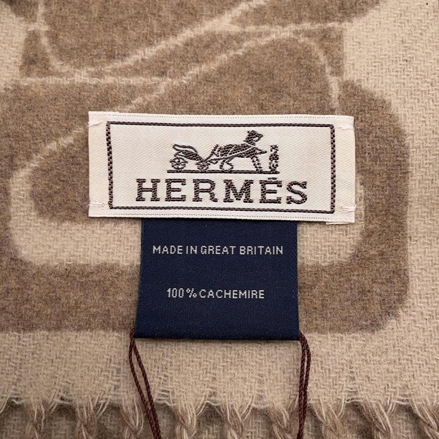 【半期決算セール開催中】 エルメス マフラー クリック・セ・ヌエ カシミヤ HERMES メンズ ストールの画像