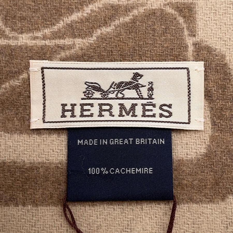 エルメス マフラー クリック・セ・ヌエ カシミヤ HERMES メンズ ストールの画像