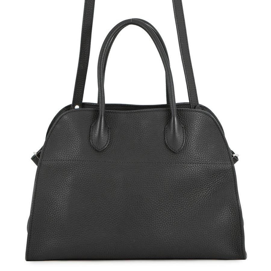THE ROW ブラック ハンドバッグ ザ ロウ ハンドバッグ ソフトマルゴー12 レザー W1586 THE ROW 2way 黒