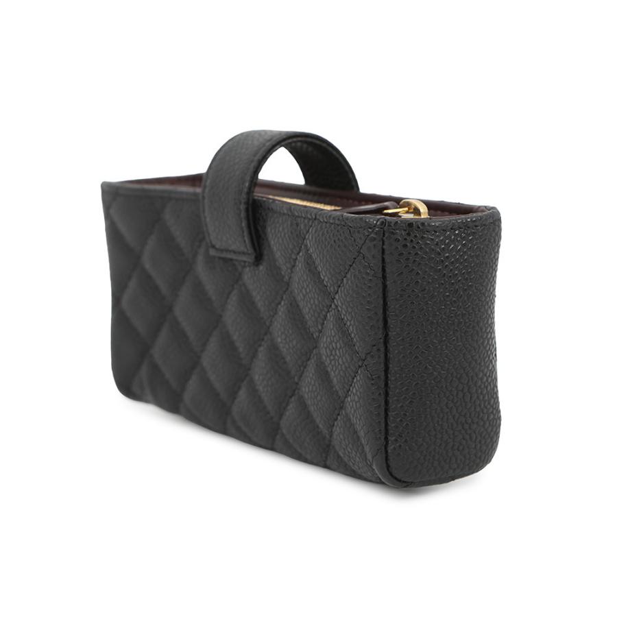 シャネル ポーチ マトラッセ ココマーク キャビアスキン A48227 CHANEL