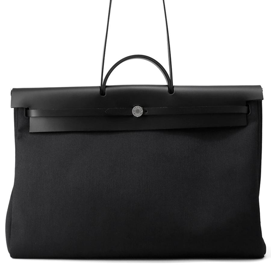 エルメス ショルダーバッグ エールバッグジップGM ブラック/シルバー