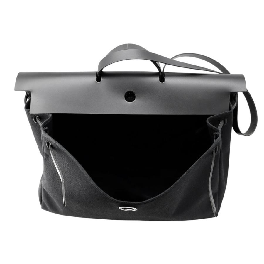 エルメス ショルダーバッグ エールバッグジップGM ブラック/シルバー