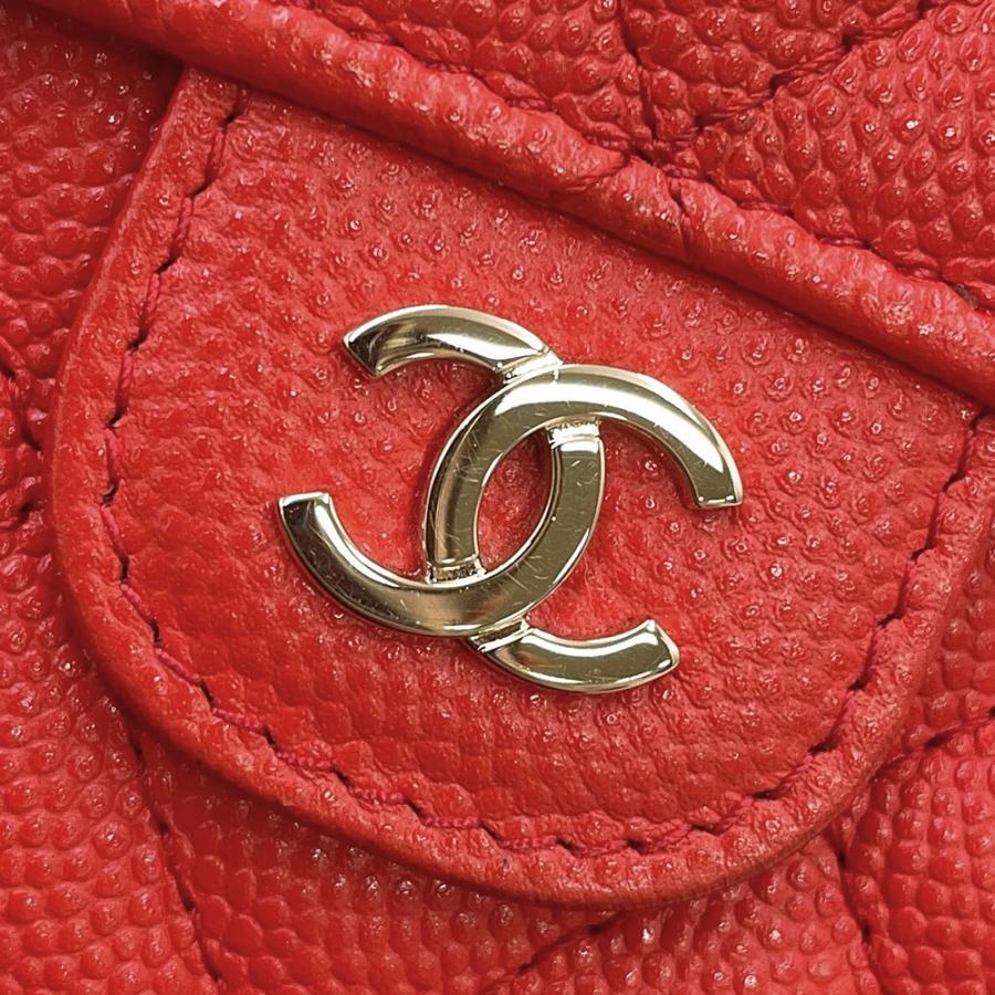 シャネル 三つ折り財布 マトラッセ ココマーク ミディアム フラップウォレット キャビアスキン A84341 CHANEL 【安心保証】の画像
