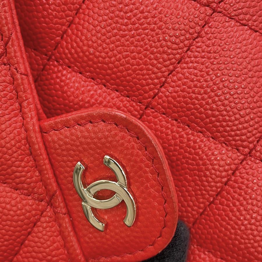 シャネル 三つ折り財布 マトラッセ ココマーク ミディアム フラップウォレット キャビアスキン A84341 CHANEL 【安心保証】の画像
