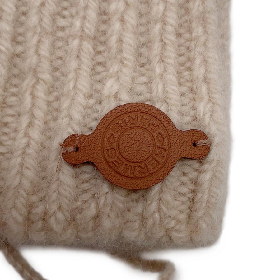 エルメス 手袋 ルー カシミヤ モヘヤ サイズS HERMES グローブ