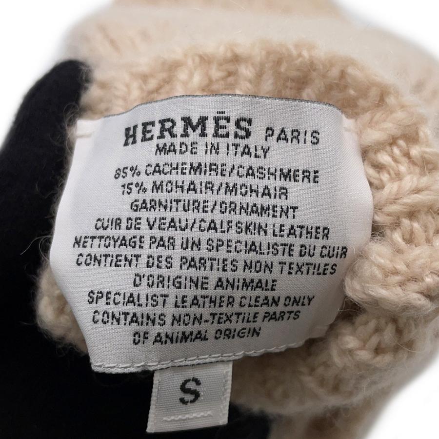 エルメス 手袋 ルー カシミヤ モヘヤ サイズS HERMES グローブ