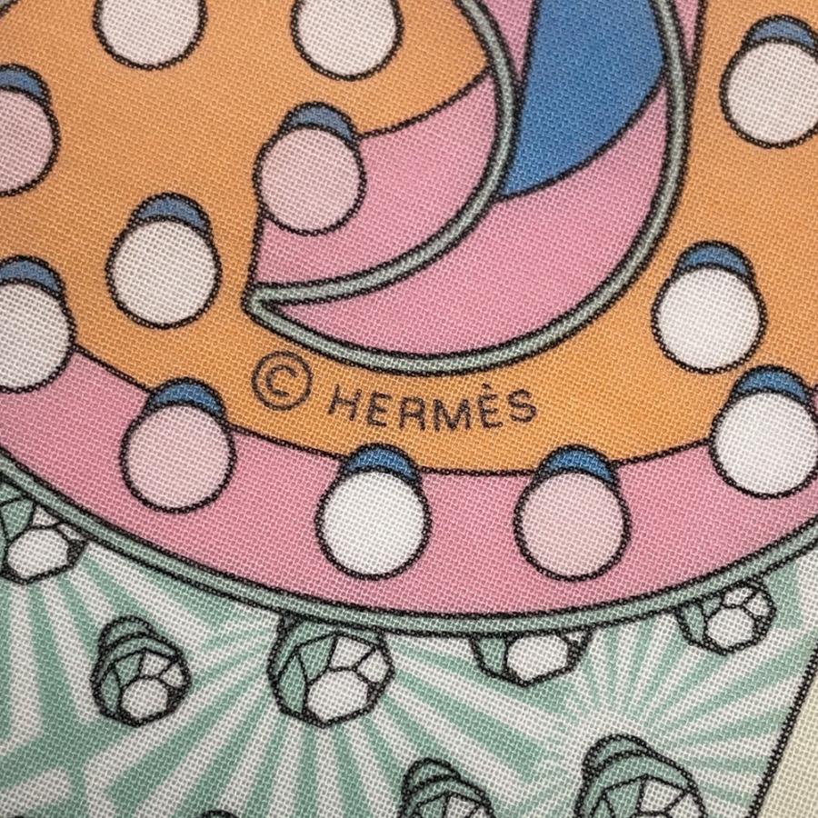 HERMES　エルメススカーフ　カレ45　エレクトリック　ガブロッシュ　プチカレ エルメス スカーフ カレ45 ガヴロッシュ エレクトリック コットン