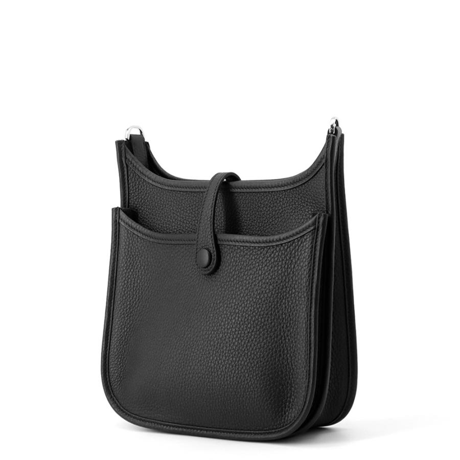 エルメス HERMES ショルダーバッグ エヴリン3 PM トリヨンクレマンス ブラック シルバー金具 黒 2025年製 K 【箱】【中古】 エルメス ショルダーバッグ エブリン3 23 ブラック/シルバー金具