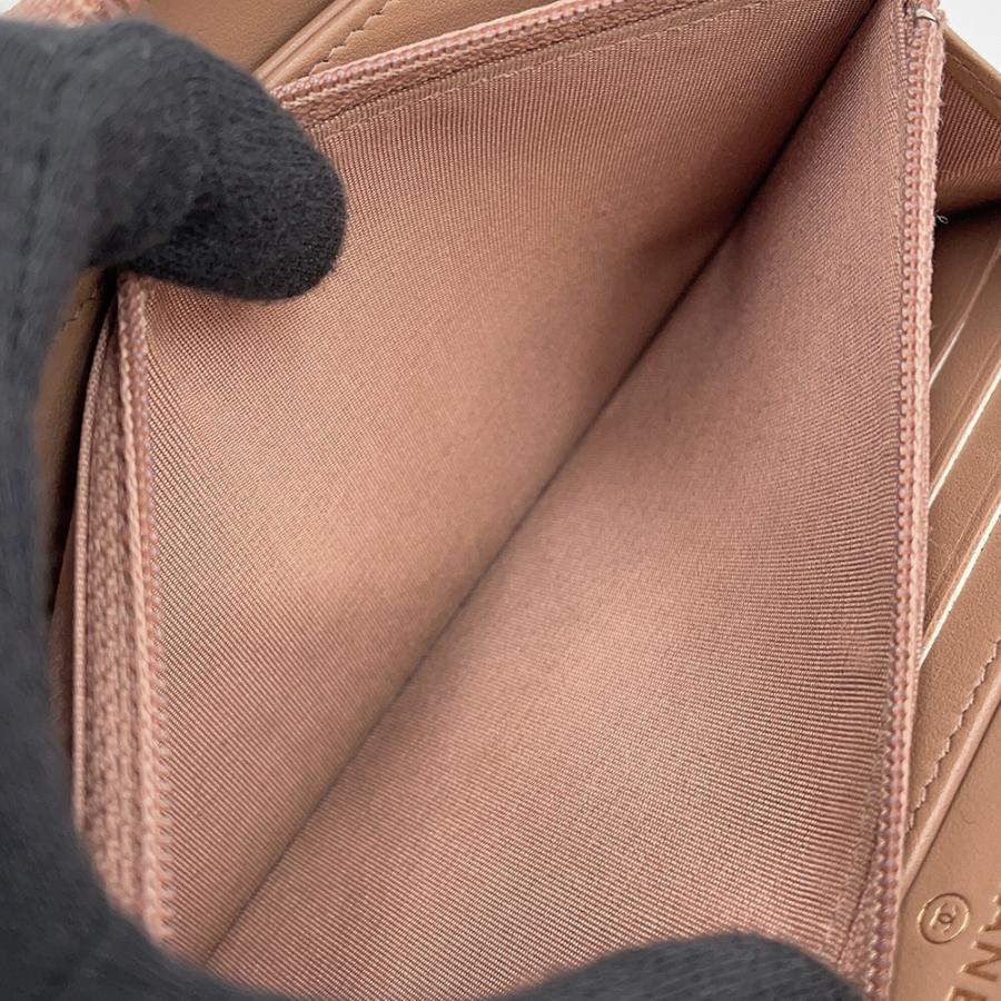 シャネル 長財布 ボーイシャネル ココマーク マトラッセ ラウンドジップウォレット A80815 CHANEL ラウンドファスナー 【安心保証】の画像