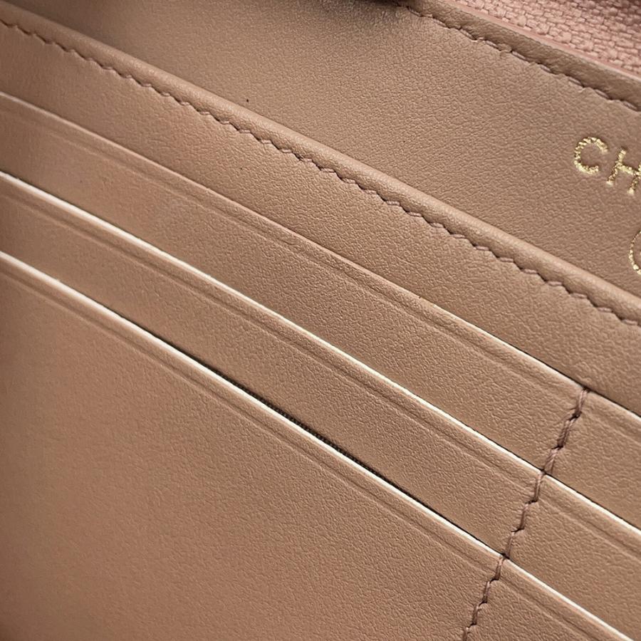 シャネル 長財布 ボーイシャネル ココマーク マトラッセ ラウンドジップウォレット A80815 CHANEL ラウンドファスナー 【安心保証】の画像