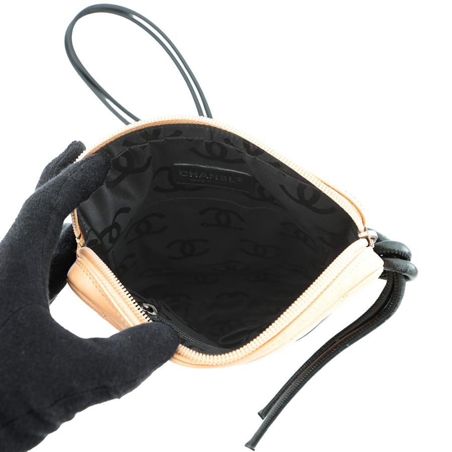 シャネル ショルダーバッグ カンボンライン ミディアム ココマーク A25178 CHANEL バッグ 黒 【安心保証】の画像