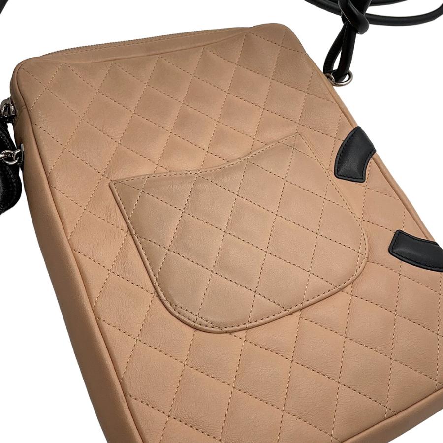 シャネル ショルダーバッグ カンボンライン ミディアム ココマーク A25178 CHANEL バッグ 黒 【安心保証】の画像