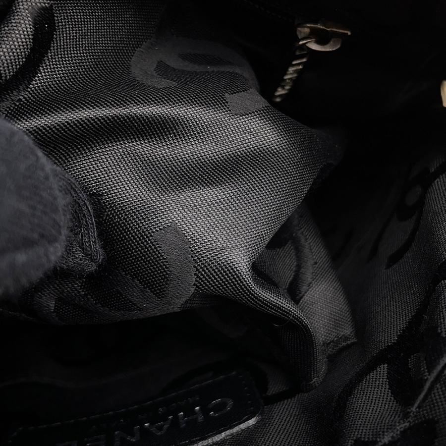 シャネル ショルダーバッグ カンボンライン ミディアム ココマーク A25178 CHANEL バッグ 黒 【安心保証】の画像